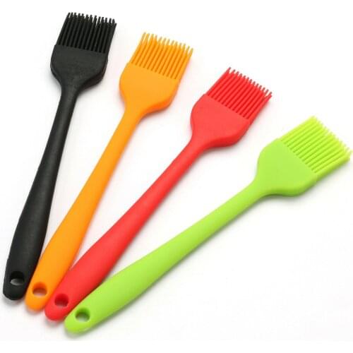 100pcs Silicone Basting Brush Bakeware Home Kitchen Pastry Bread Oil Brushes for Baking BBQ Tool Tools