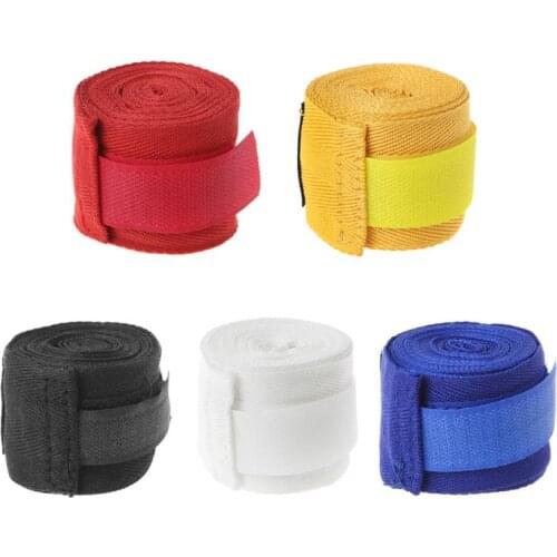 2.5m Cotton Bandage Boxing Wrist Bandage Hand Wrap Combat Protect Boxing Kickboxing Muay Thai Handwraps Training Gloves