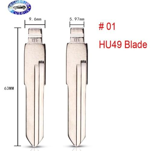 2PCS X #01 Key Blade for KD900/ KD-X2/ VVDI Remote key for VW Santana Jetta Golf for Audi 100 #01 Blank