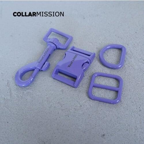 20pcs/lot(metal buckle+adjust buckle+D ring+metal dog clasp)dog collar 20mm accessory 7 colours,we provide laser engraving LOGO