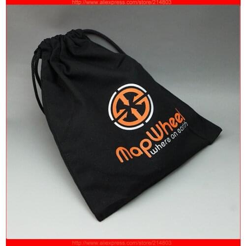 200PCS/lot) size 24xH38cm black cotton drawstring bag with logo custom