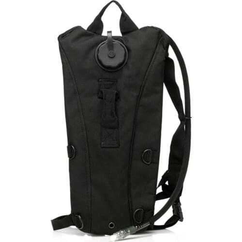 3L TPU Hydration System Bladder Water Bag Pouch Backpack Hiking Climbing (Black)