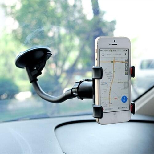 1pcs Car Bracket Holder Auto Black Rearview Mirror 360 Degree Rotation GPS Mobile Phone Holder Stand For Smart Phone Accessrioes