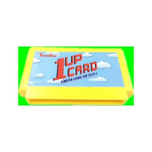 1 Up Cart 122 in 1 Game Cartridge Contra/Megaman 123456 60 Pins 8 Bit Game Card