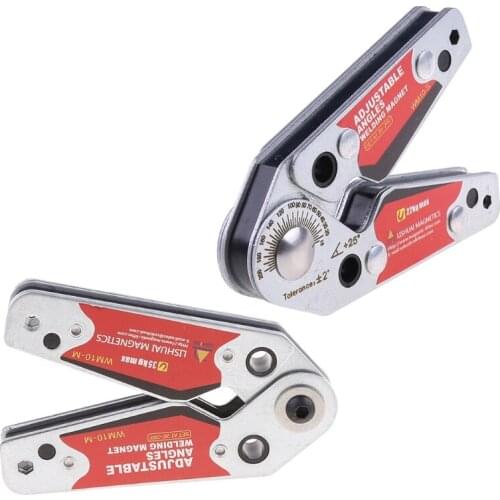 Magnetic Welding Holder Adjustable Angles 20-200 Magnets Clamp Locator Tools with Hex Wrench Positioner Tools Supplies