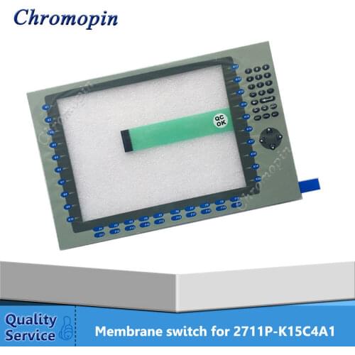 Membrane switch keyboard for AB 2711P-K15C4A1 2711P-K15C4A2 2711P-K15C4A6 2711P-K15C4A7 PanelView Plus CE 1250 Membrane keypad