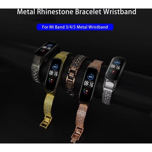 Metal bracelet For Mi band 2 3 4 5 NFC Stainless Steel Replacement Strap For Xiaomi Mi Band 5 Band4 Strap Miband 5 Accessories