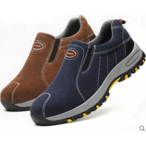 ZEEKSON Outdoor Non-slip Tooling Mens Shoes One-step Casual Sports Safety Shoes Fashionable and Comfortable Work Shoes