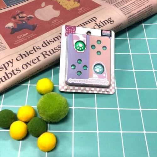 15pcs Joycon Cut Button Set Crystal Keys for NintendoSwitch NS Controller ABXY Silicone Non-slip JoyCon Grip Cap Game Button