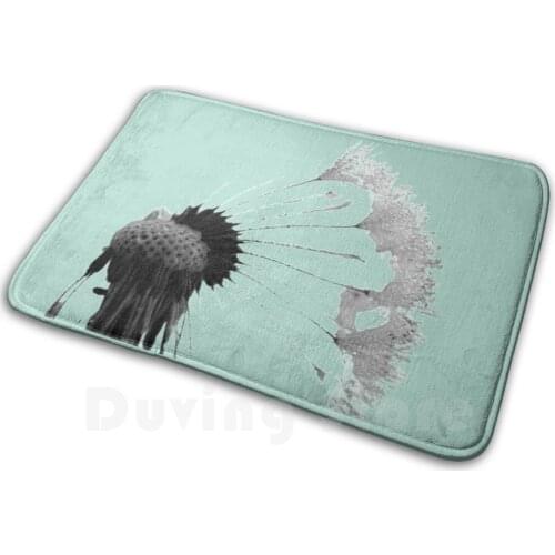 Dandelion White Shadows Carpet Mat Rug Cushion Soft Meet Your Bestfriend Dandelion