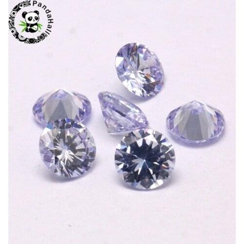 Pandahall 200 pcs/500 pcs Grade A Cubic Zirconia Cabochons for Jewelry Earrings Necklace Findings Making 5-10mm