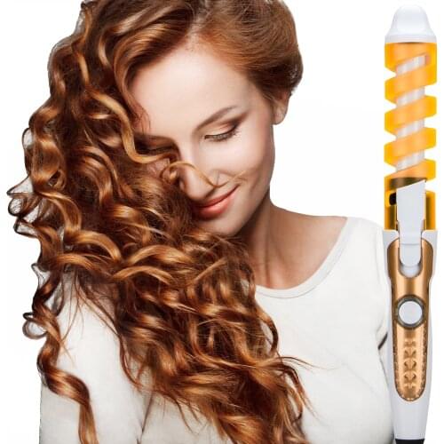 Professional Hair Curler Magic Spiral Anti-scalding Curling Iron Fast Heating Curling Wand Electric Hair Styler Pro Styling Tool