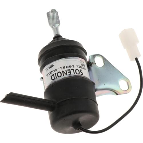Performance Fuel Shut Off Solenoid for Kubota Mower Tractor Excavator RTV RTV900, 16851-60014