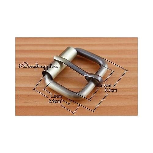 Belt buckle roller hardware pin buckle 1 inch anti bronze 10 pcs U191