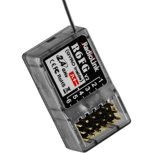 Radiolink R6FG R6F 2.4G Receiver FHSS 6 Channel RX Radio Control System R6FG Gyro Function for RC4GS