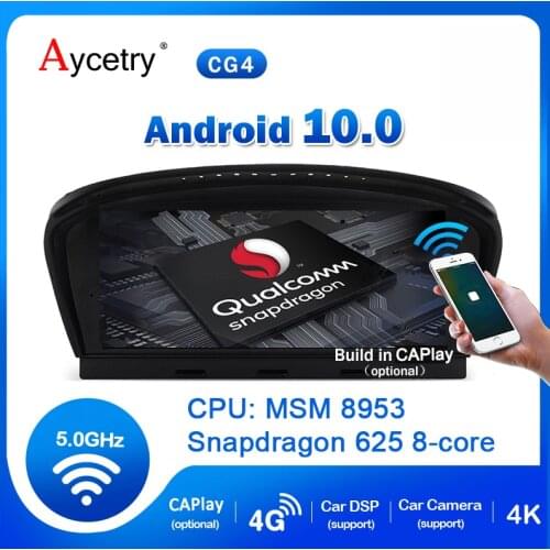 64G Android 10.0 GPS Radio for BMW 5 Series E60 E61 E63 E64 3 Series E90 E91 E92 M5 CCC CIC system Multimedia IPS Screen no DVD