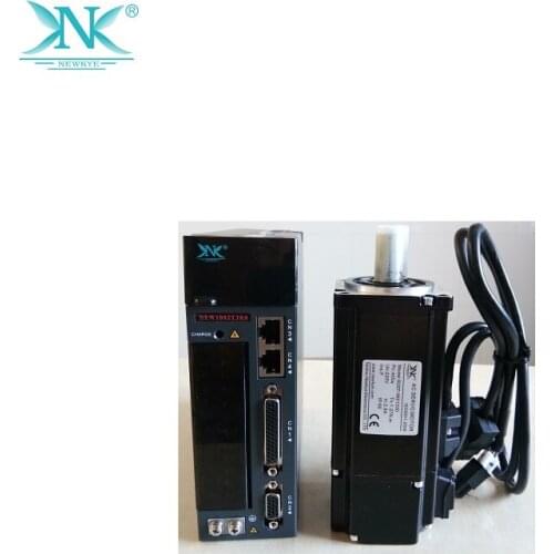NEWKYE servo motor and servo driver kit 400w 1.27N.m 3000rpm for pritting machine