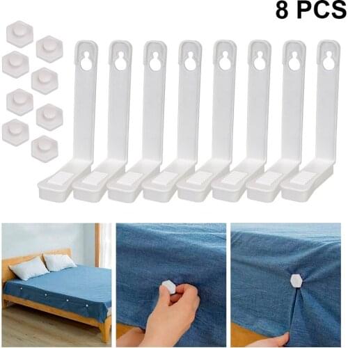 Organize Gadgets for Household Bed Sheet Fixed Non-Slip Clips Single Quilt Cover Quilt Sheet Holder Clips Angle Fixed Buckle