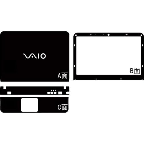 Carbon fiber Vinyl Skin Stickers Cover guard For SONY VPCEA VPCEA24FM/W VPCEA46FM/W VPCEA17FG VPCEA15FG VPCEA4BGN 14-inch