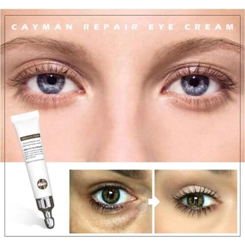 1 Pc Peptide Anti Eye Cream Lifting Firming Crocodile Hyaluronic Acid Eye Serum Remove Fine Lines Dark Circles
