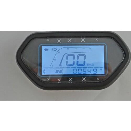 48V60V72V lcd DISPLAY with shielding cover for electric scooter bicycle tricycle motorcycle MTB ATV speedometer gauge odometer