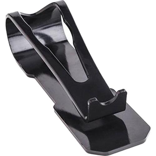Acrylic Tattoo Machine Holder Stand Makeup Eyebrow Pen Storage Rack Tattoo Supplies, Black, 12.5 x 4 x 3.5 cm
