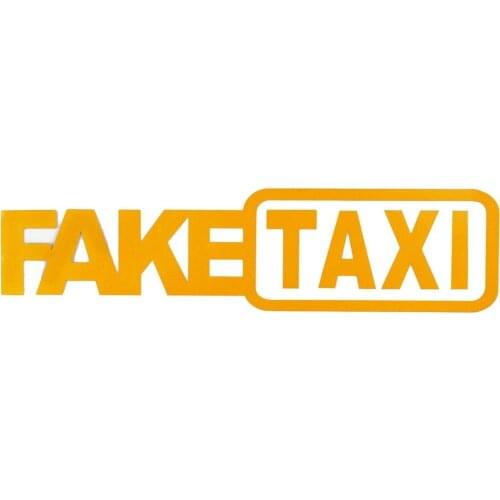 C199 Fake Taxi Fake Taxi Drift Sign Funny Car Stickers Europe And America Fake Taxi Car Stickers Easy to Install