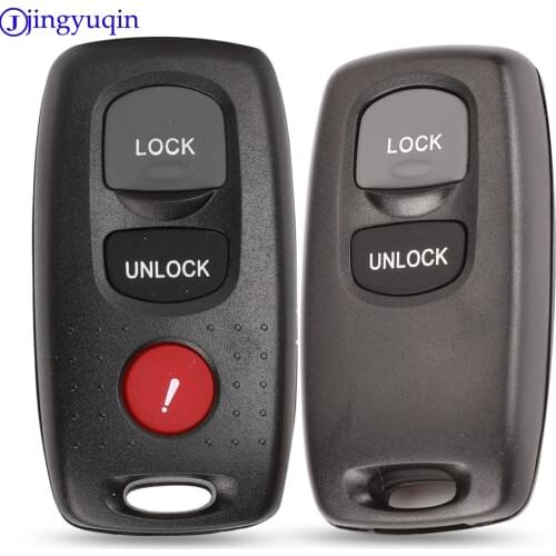 Jingyuqin 10ps 2/3B Remote Key Case Shell Cover for Mazda 2 3 6 323 626 Key Blank Keyless Entry Fob Car Key