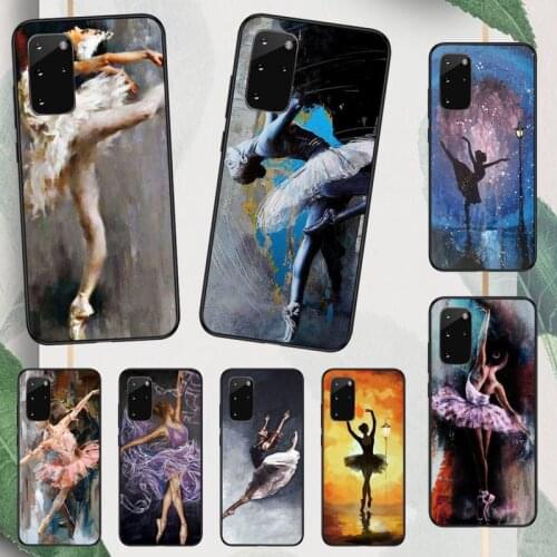 Ballet Dancing Girls Ballerina pattern Phone Case For Samsung galaxy A S note 10 7 8 9 20 30 31 40 50 51 70 71 21 s ultra plus