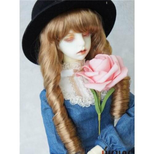 JD153 1/8 Pretty curly bjd doll wigs size 5-6 inch doll hair Hot BJD wigs soft Synthetic mohair doll wigs doll accessories