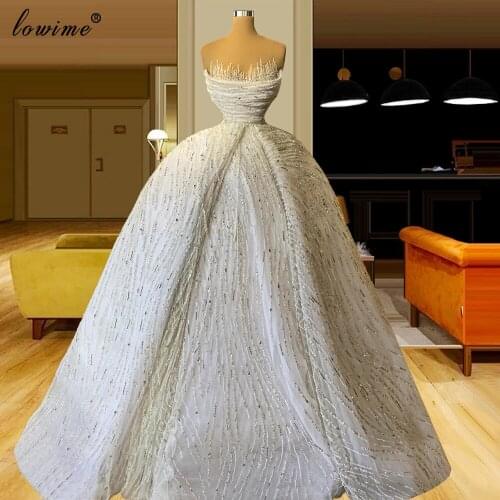 Lowime Sleeveless Wedding Dresses