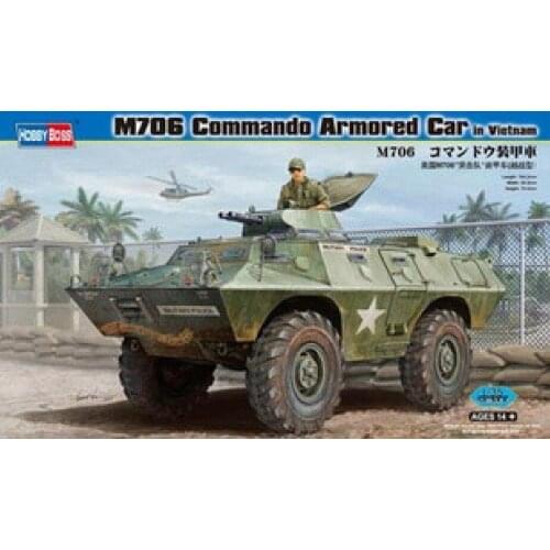 Hobbyboss 82418 1/35 M706 Commando Car in Vietnam Model Kit