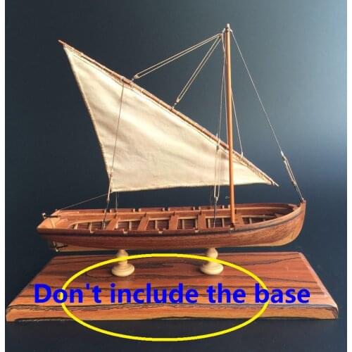NIDALE model Free shipping Scale 1/35 Calssic sail boat model kit the rib boat model