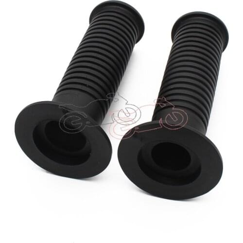 Motorcycle 22mm 7/8" Handlebar Hand Grip Bar Cover Black Rubber For BMW R1100 R1150 R1200RT R1200LT R1150RT GS R S F650