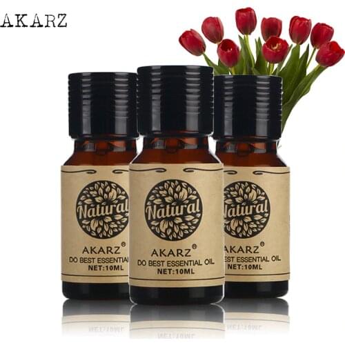 AKARZ Neroli Cypress Almond essential oil sets For Skin Body Care Aromatherapy Massage Spa 10ml*3