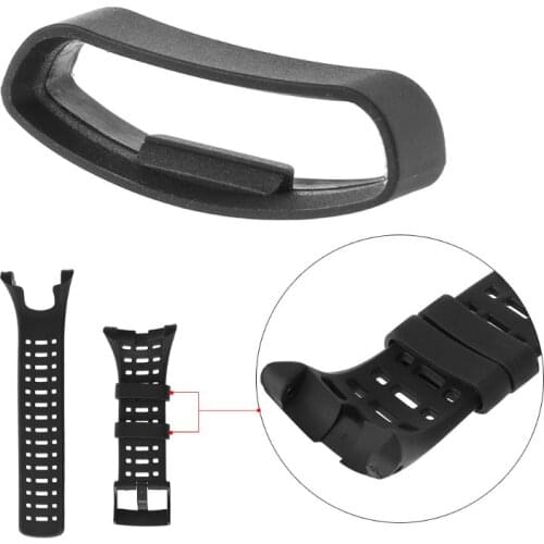 New Hot Soft Annular Silicone Rubber Security Wristband WatchBand Clasp Ring Loop Fastener For/SUUNTO CORE