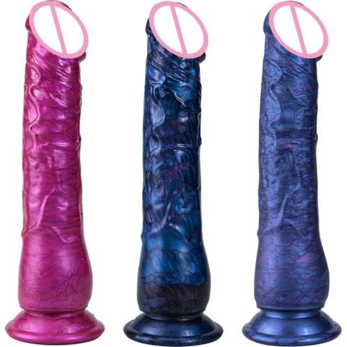 Realistic Dildo with Strong Suction Cup Penis Butt Vaginal G-Spot Clitoral Stimulator Big Anal Plug Gay Cock Sex Toys for Women