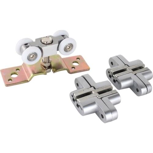 Door roller ultra-quiet wooden furniture sliding door pulley hanging track curtain nylon wheel glass bearing door hardware