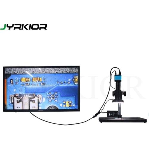 SUNSHINE MS10E-03 HDMI USB Digital Screen Scanning Electron Trinocular Display Camera Video Microscope With 10 inches Display