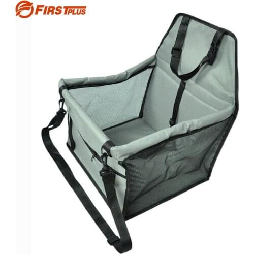 Waterproof Pet Dog Car Booster Seat Thick Carrier Large Small Dogs Car Basket Seats Cover Bed With Safety Leash Storage Pocket