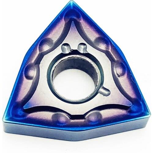 Tungsten Carbide WNMG080404 Carbide Insert HRC45 Blue Knife Blade for WWLNR / L MWLNR / L CNC Lathe Turning Mast