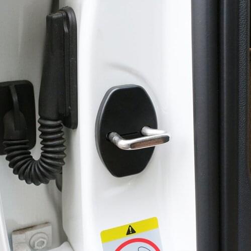 Foal Burning PP Car Door Lock Protective Cover for CC GOLF POLO GOLF 6 Passat B4 B6 Sagitar Bora for Skoda Fabia Superb