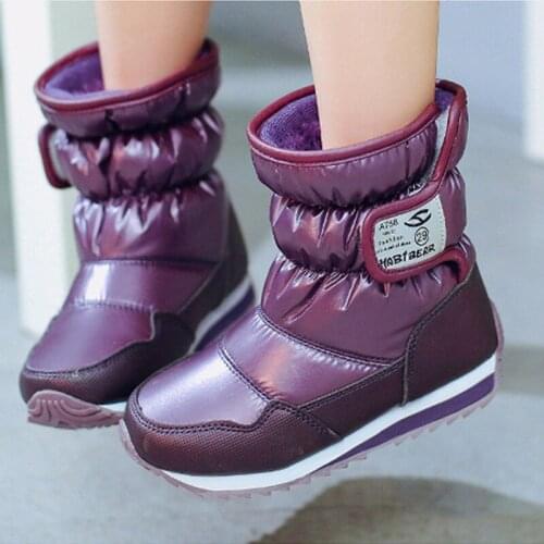 Winter Warm Baby Shoes Fashion Waterproof Childrens Shoes Girls Boys Boots Perfect For Kids Accessories -30 Degree