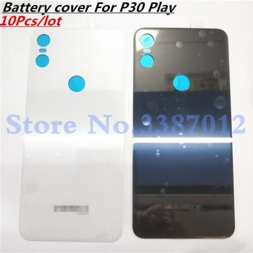 10Pcs/lot 100% New 5.9" For Motorola Moto One P30 Play XT1941 Glass Rear Back Door Housing Battery Door Cover+Adhesive