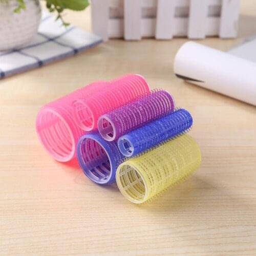 12pcs Self Grip Hair Rollers Cling Any Size Home Salon DIY Hair Styling Tools Hairdressing Hair Curlers Roller