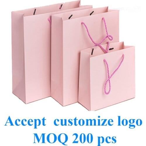 10 pcs new arrival Kraft shopping paper bags Custom Gift Packing Ten sizes Available Custom