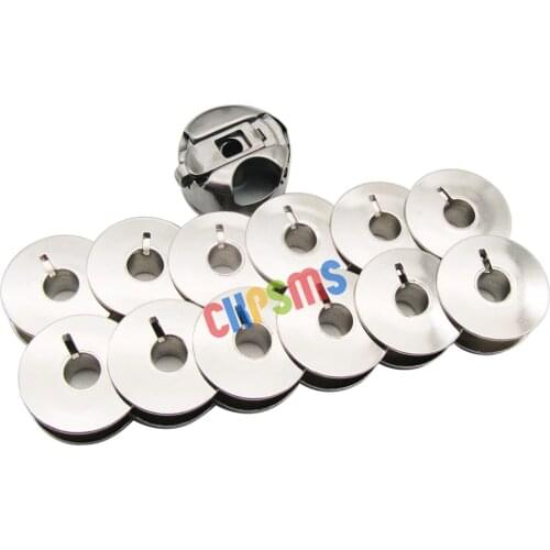 #173058+55623S 12PCS BOBBIN CASE & BOBBINS Compatible with SINGER 206,206K,206W, 306,306K,306W,319