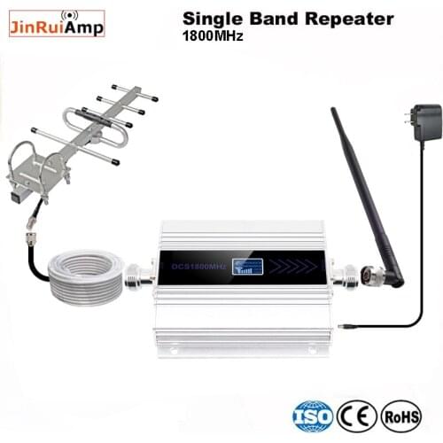 4g lte signal booster dcs 1800 mhz repeater gsm 4g mobile signal repeater 1800mhz cellular signal amplifier Band 3
