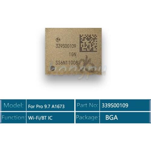5pcs/lot 339S00109 wifi module for ipad 9.7 A1673 WiFi bluetooth chip For ipad pro wifi ic Wi-Fi module Wi-Fi Version