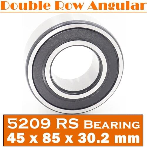 5209 2RS Bearing 45 x 85 x 30.2 mm ( 1 PC ) Axial Double Row Angular Contact 5209RS 3209 2RS 3056209 Ball Bearings